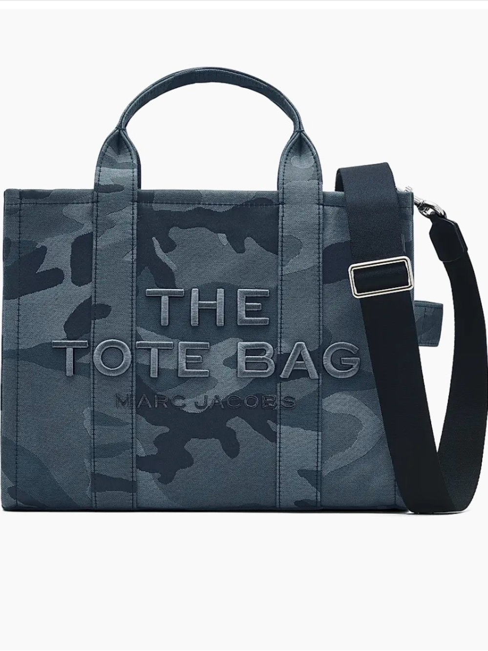 New Marc Jacobs The Tote Bag in Medium Camo Blue